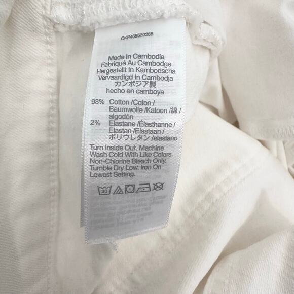 NWT Madewell The Petite Perfect Vintage Wide-Leg Crop Jean | Tile White | SZ 31P - Picture 12 of 12